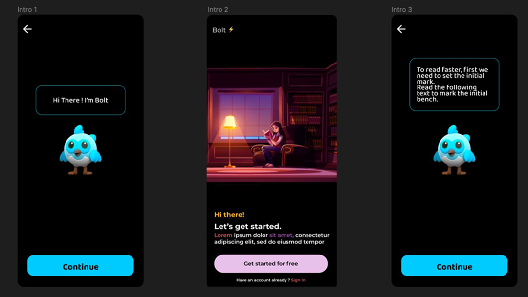 Bolt Speed Reading App