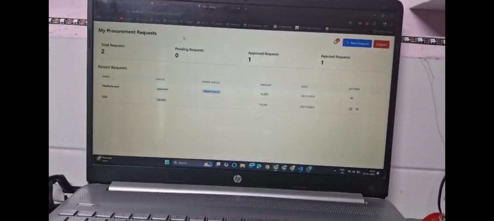 Procurement Management System